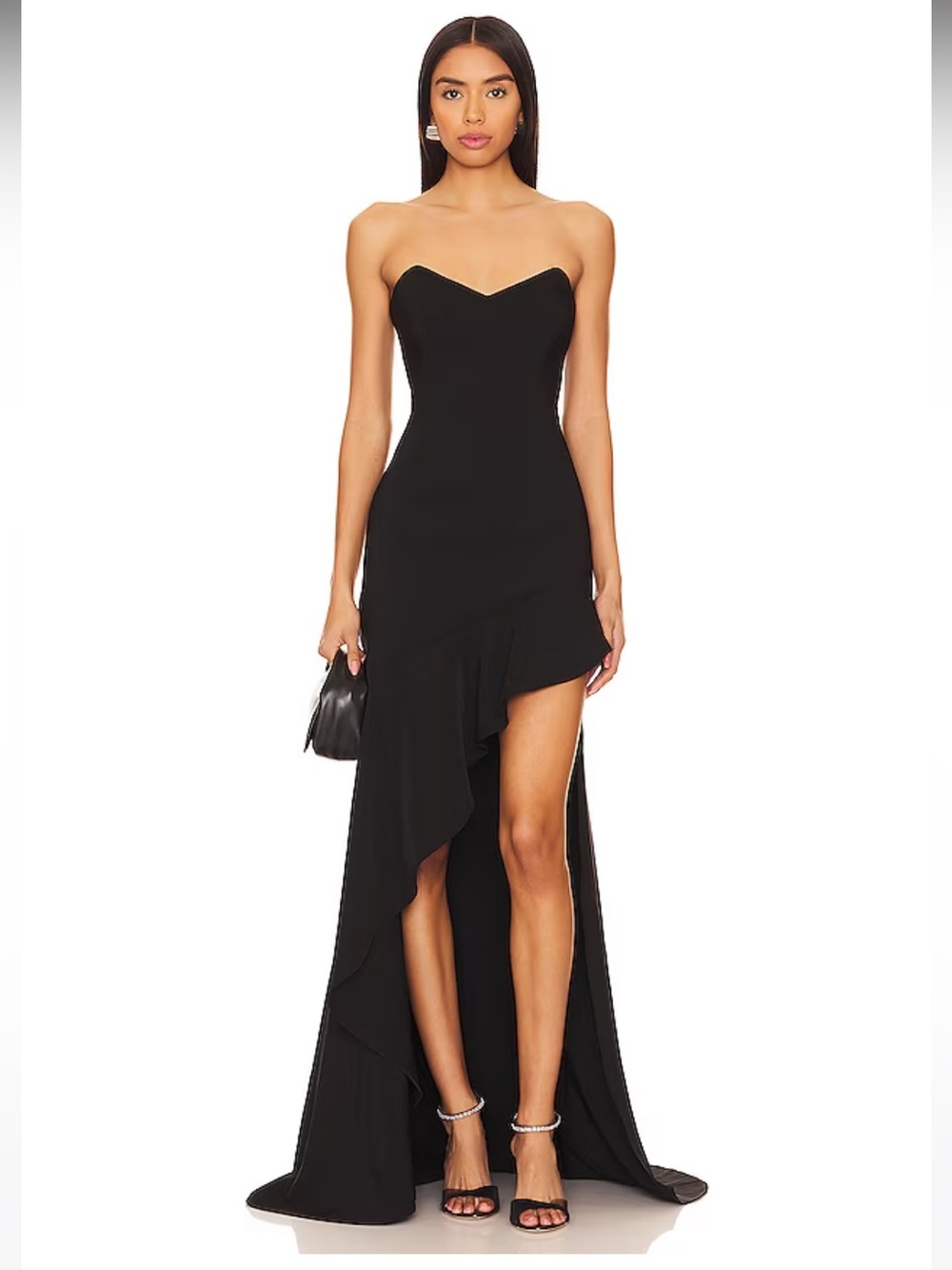 NWOT! NBD Desirae Asymmetrical Dress in Black